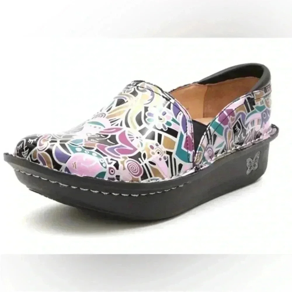 NWOT Alegria Women's Multicolor Slip-On Shoes